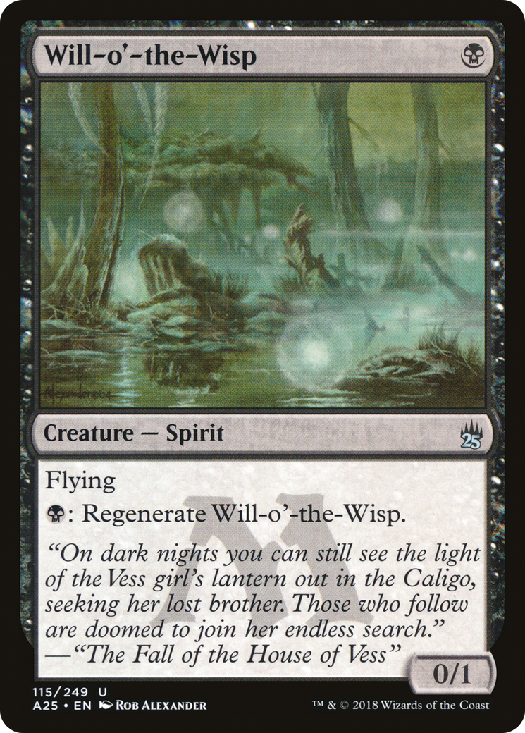 Will-o'-the-Wisp (A25-115)  Foil - Masters 25