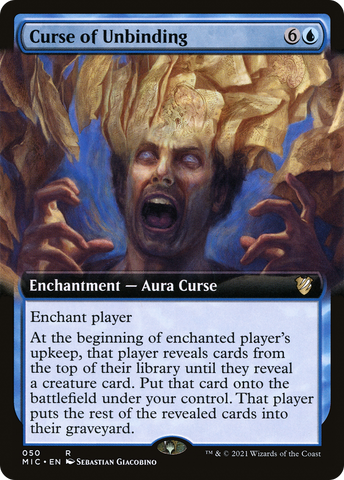 Curse of Unbinding (Extended Art) (MIC-050)  - Midnight Hunt Commander: (Extended Art)