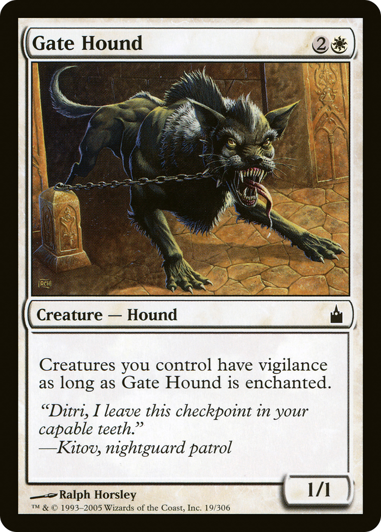 Gate Hound (RAV-019)  - Ravnica: City of Guilds