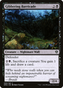 Gibbering Barricade (DMU-095)  Foil - Dominaria United