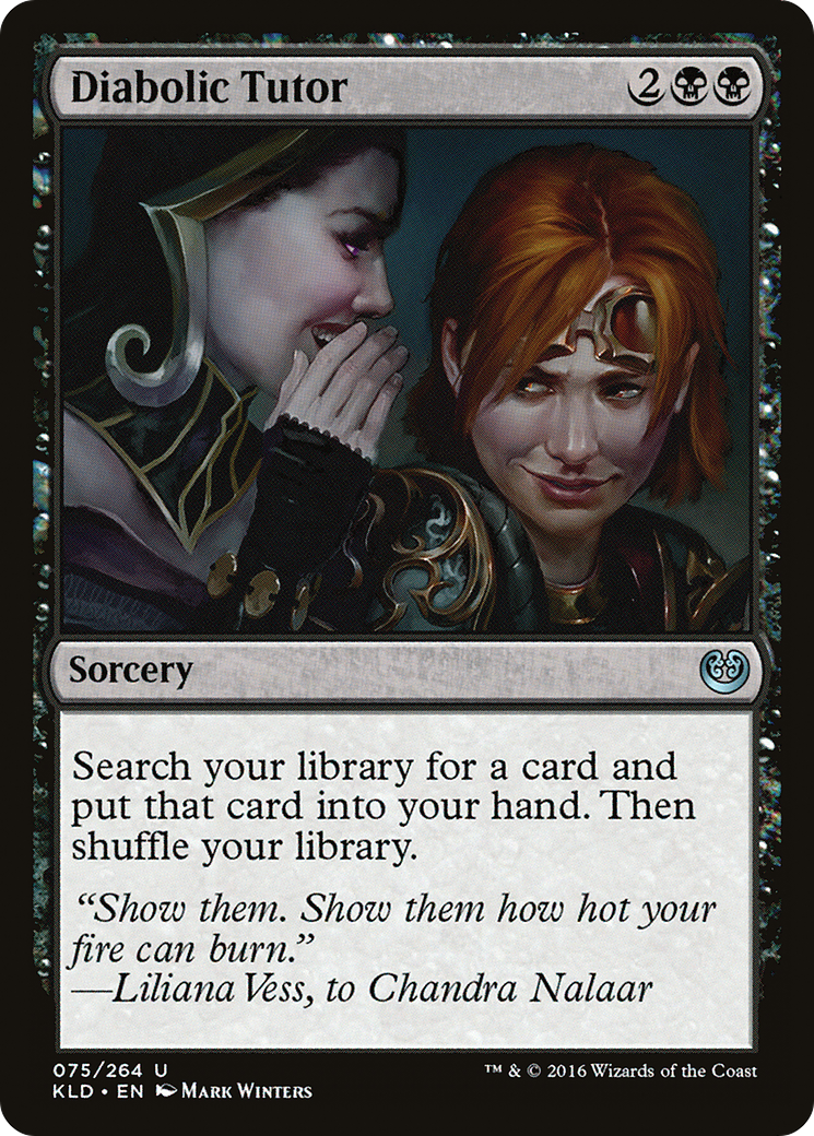 Diabolic Tutor (KLD-075)  Foil - Kaladesh