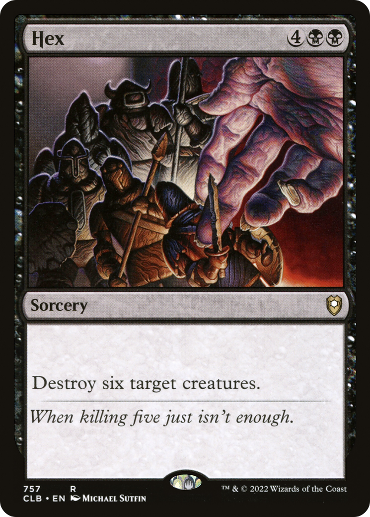 Hex (CLB-757)  - Commander Legends: Battle for Baldur's Gate