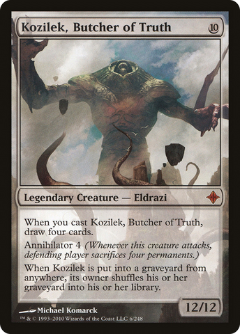 Kozilek, Butcher of Truth (ROE-006)  - Rise of the Eldrazi