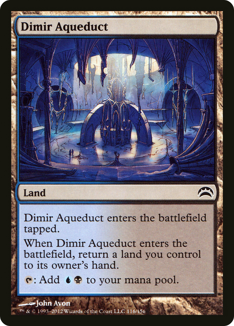 Dimir Aqueduct (PC2-116)  - Planechase 2012