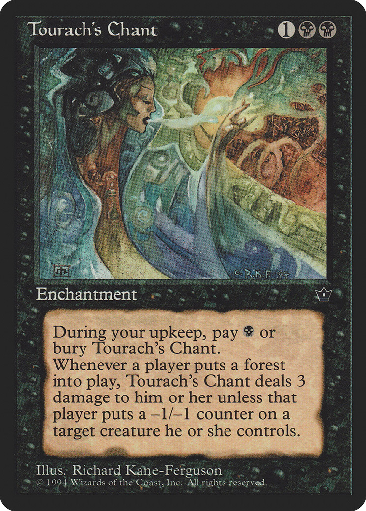 Tourach's Chant (FEM-)  - Fallen Empires