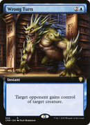 Wrong Turn (Extended Art) (CMR-644)  - Commander Legends: (Extended Art)