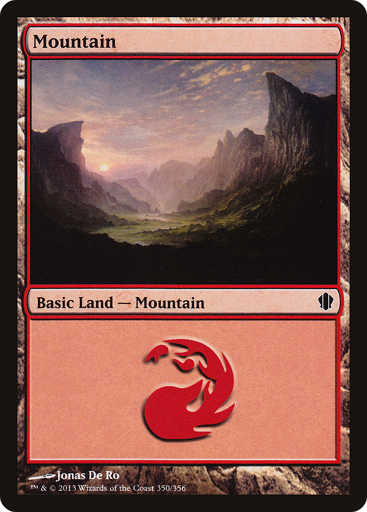 Mountain (350) (C13-350)  - Commander 2013