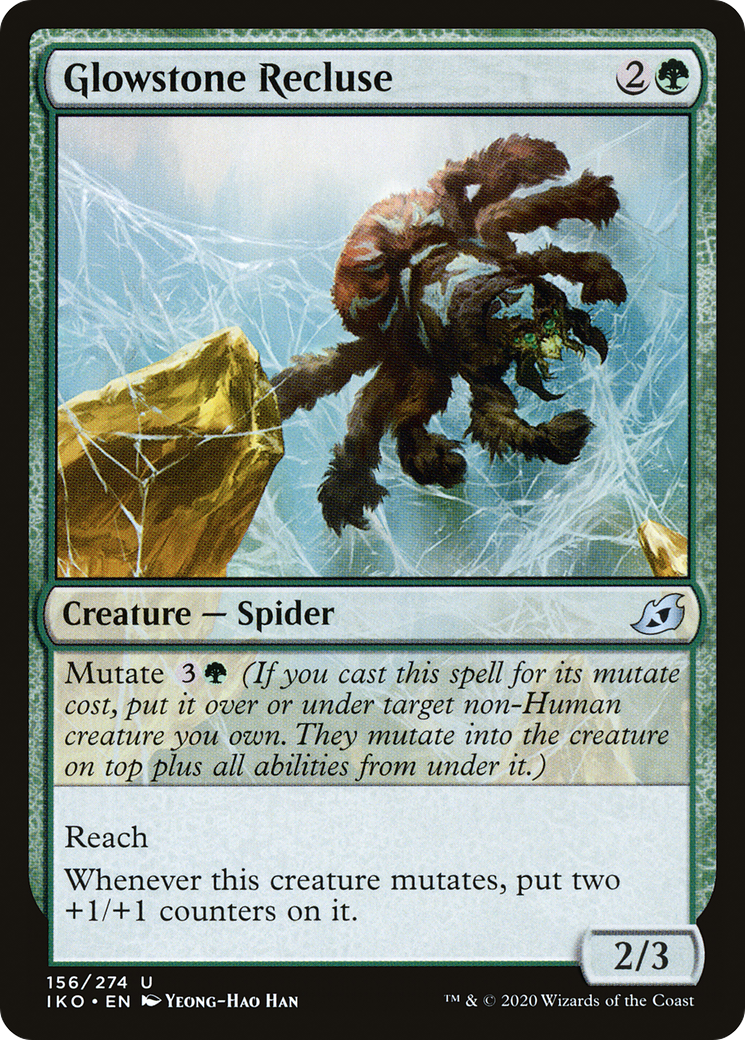 Glowstone Recluse (IKO-156)  Foil - Ikoria: Lair of Behemoths
