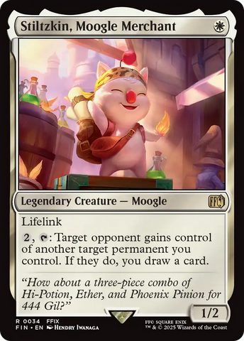Stiltzkin, Moogle Merchant (FIN-034)  Foil - FINAL FANTASY