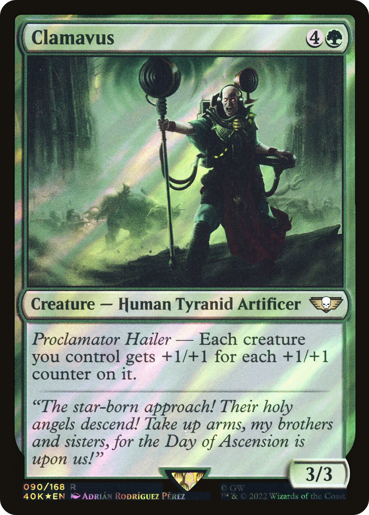 Clamavus (Surge Foil) (40K-090) - Warhammer 40,000 Commander Foil