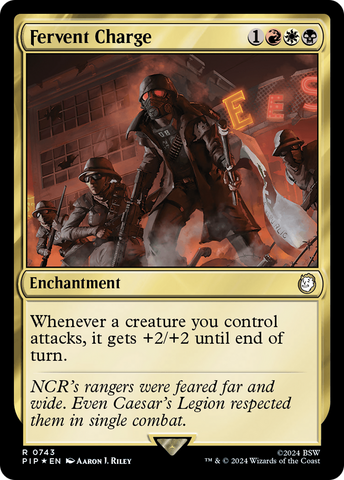 Fervent Charge (Surge Foil) (PIP-743)  Foil - Fallout