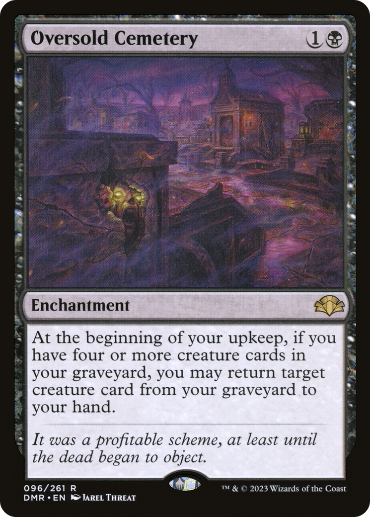 Oversold Cemetery (DMR-096)  - Dominaria Remastered