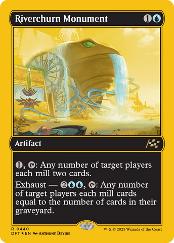 Riverchurn Monument (First-Place Foil) (DFT-440)  Foil - Aetherdrift