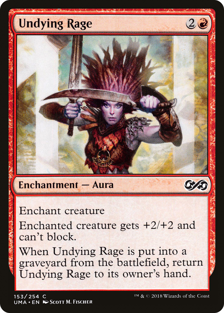 Undying Rage (UMA-153)  Foil - Ultimate Masters