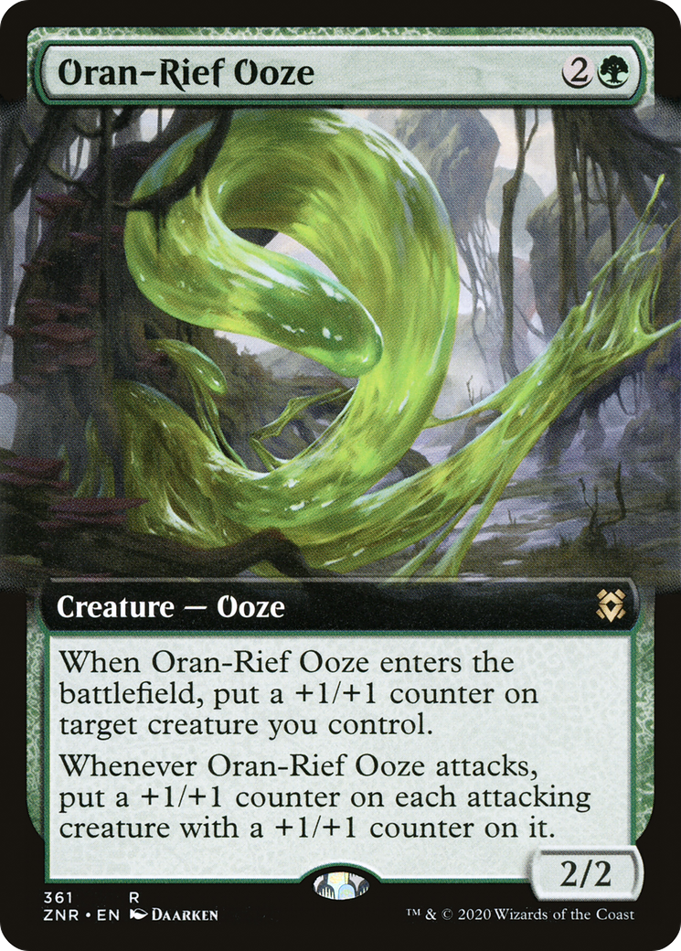 Oran-Rief Ooze (Extended Art) (ZNR-361)  Foil - Zendikar Rising