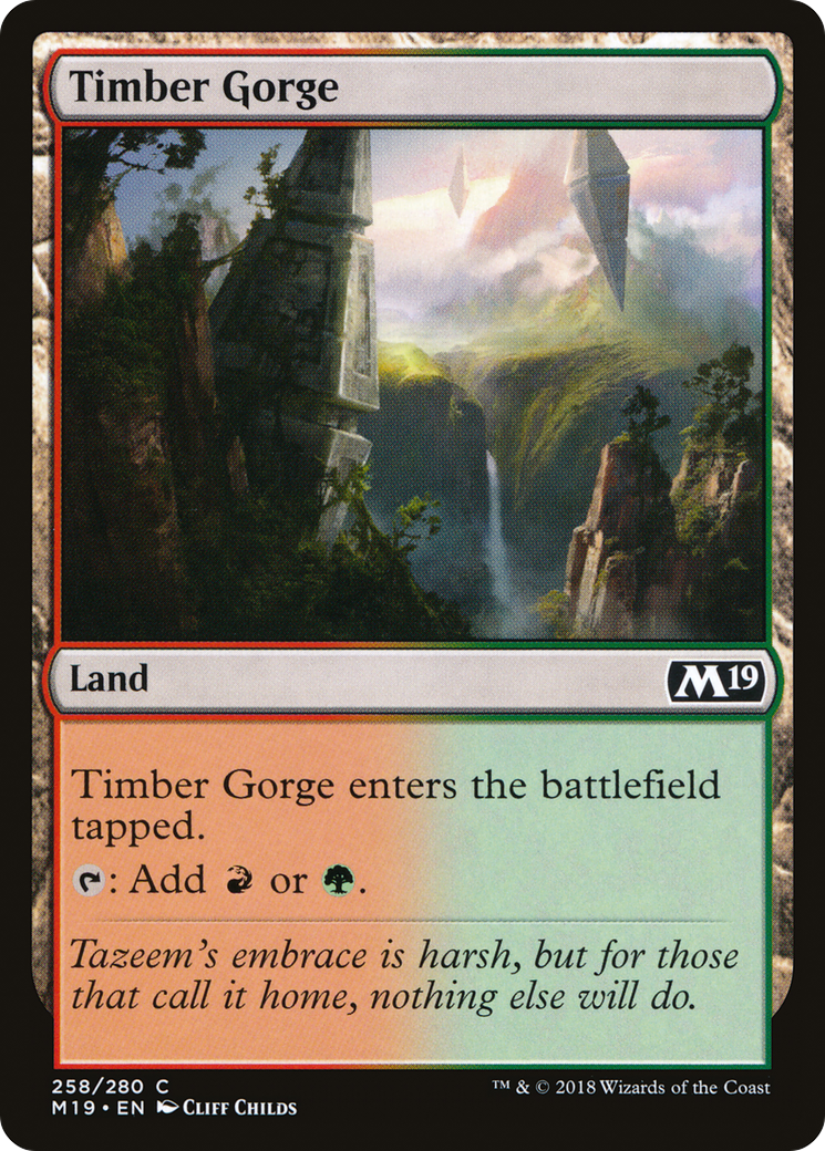 Timber Gorge (M19-258)  - Core Set 2019