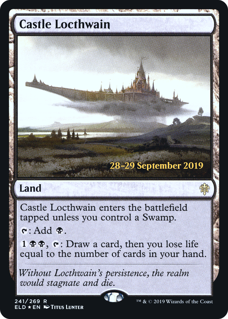 Castle Locthwain (PRE-241)  Foil - Throne of Eldraine Promos