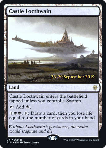 Castle Locthwain (PRE-241)  Foil - Throne of Eldraine Promos