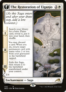 The Restoration of Eiganjo (Extended Art) (NEO-442)  - Kamigawa: Neon Dynasty: (Extended Art, fandfc, enchantment)