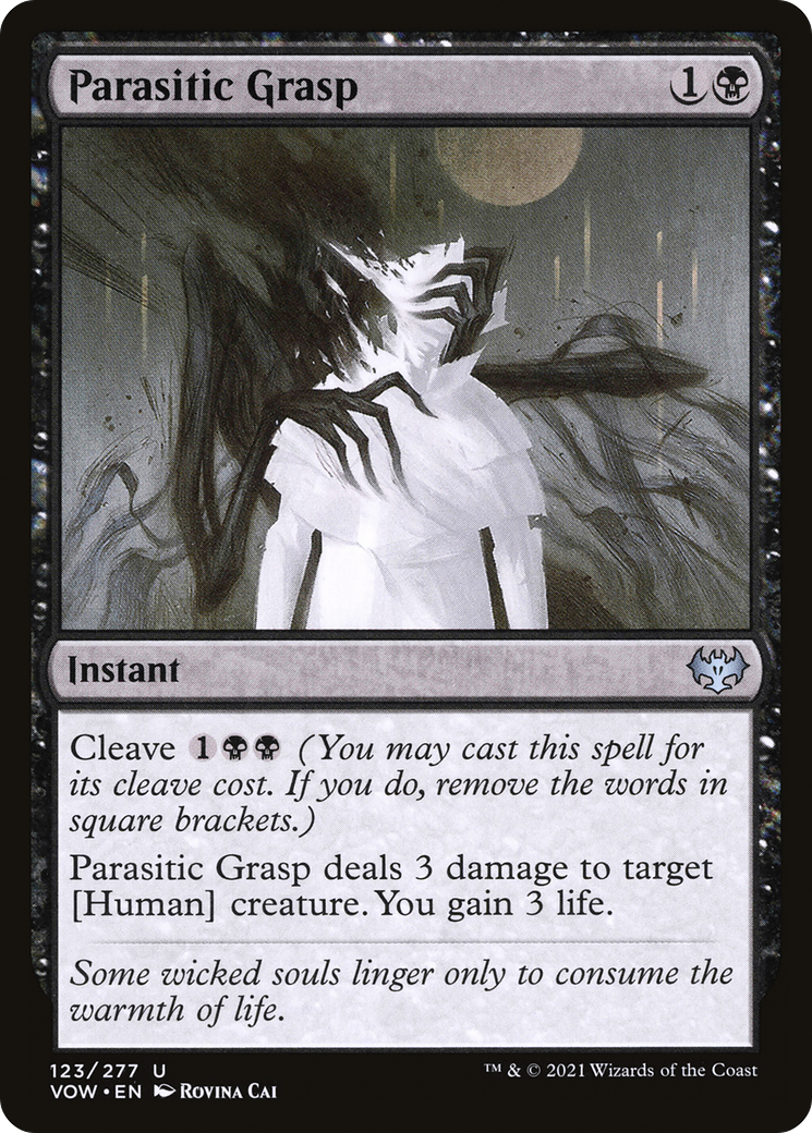 Parasitic Grasp (VOW-123)  Foil - Innistrad: Crimson Vow