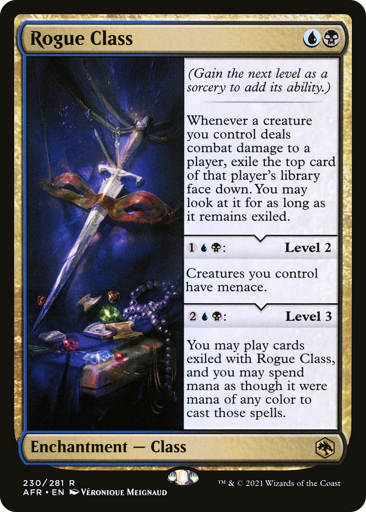 Rogue Class (AFR-230)  Foil - Adventures in the Forgotten Realms