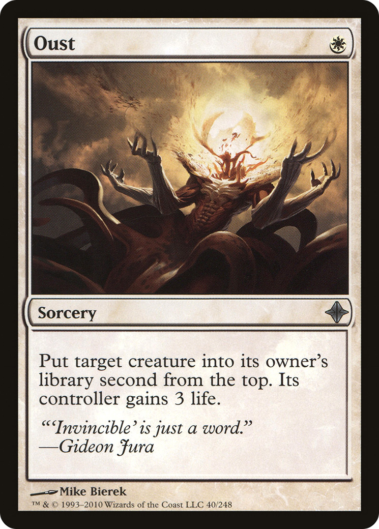 Oust (ROE-040)  Foil - Rise of the Eldrazi