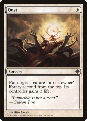Oust (ROE-040)  Foil - Rise of the Eldrazi