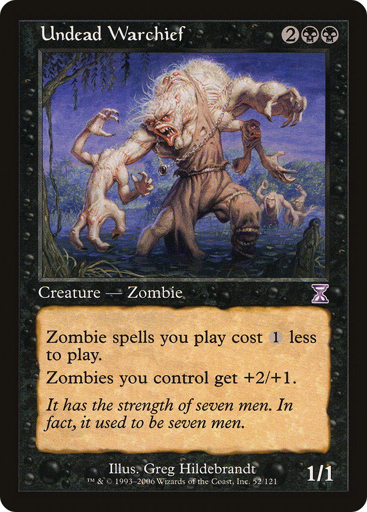 Undead Warchief (TSB-052)  Foil - Time Spiral Timeshifted