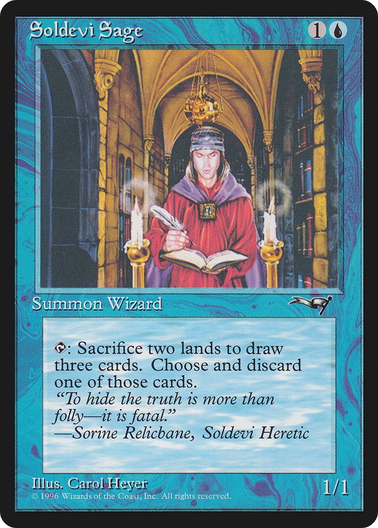 Soldevi Sage (2 Candles) (ALL-052)  - Alliances
