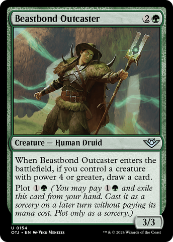 Beastbond Outcaster (OTJ-154)  - Outlaws of Thunder Junction