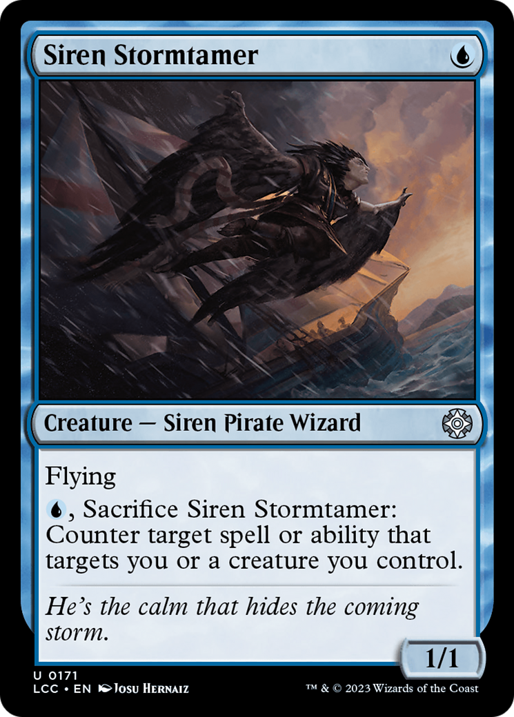 Siren Stormtamer (LCC-171)  - The Lost Caverns of Ixalan Commander