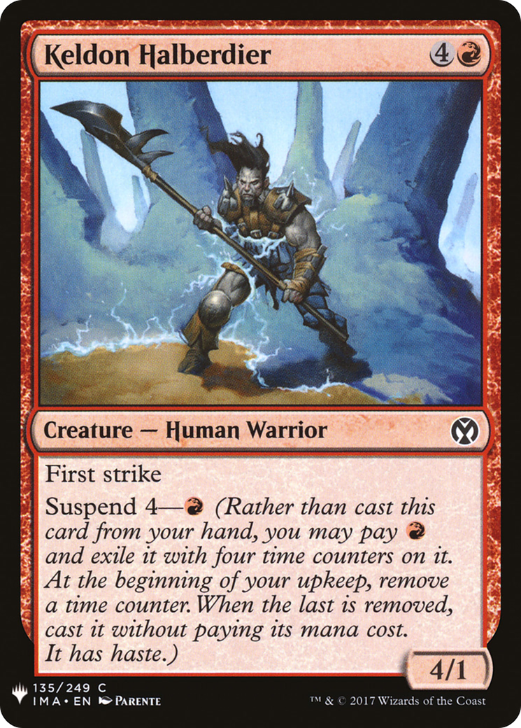 Keldon Halberdier (LIST-135)  - The List
