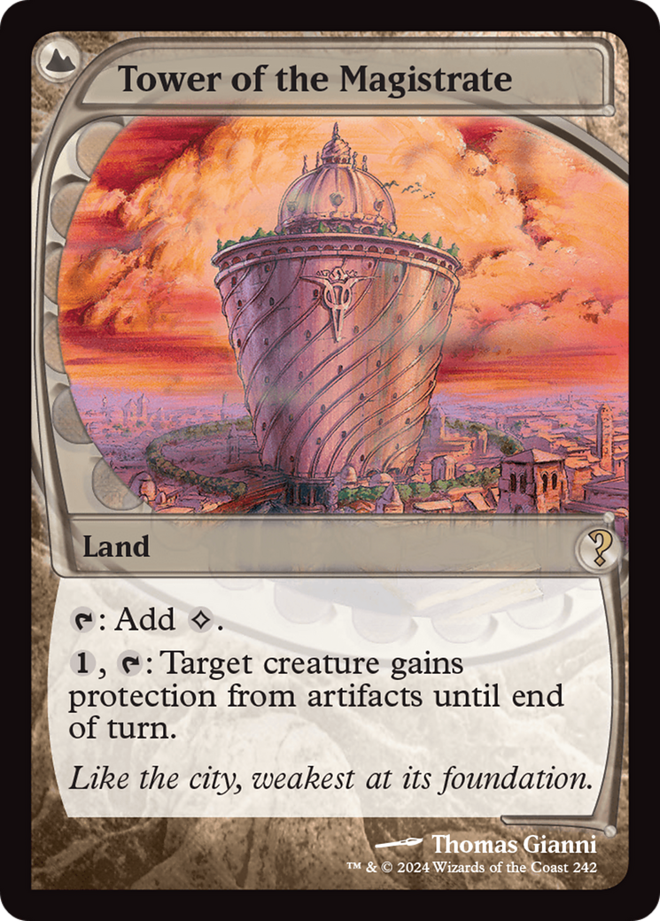 Tower of the Magistrate (Future Sight) (MB2-242)  Foil - Mystery Booster 2
