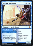 Brazen Borrower (PRE-39S) - Throne of Eldraine Promos Foil