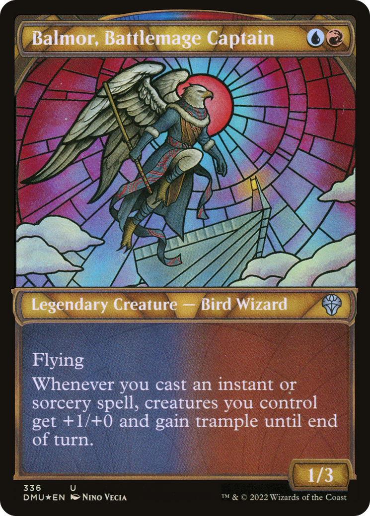 Balmor, Battlemage Captain (Textured Foil) (DMU-336)  Foil - Dominaria United: (Showcase)
