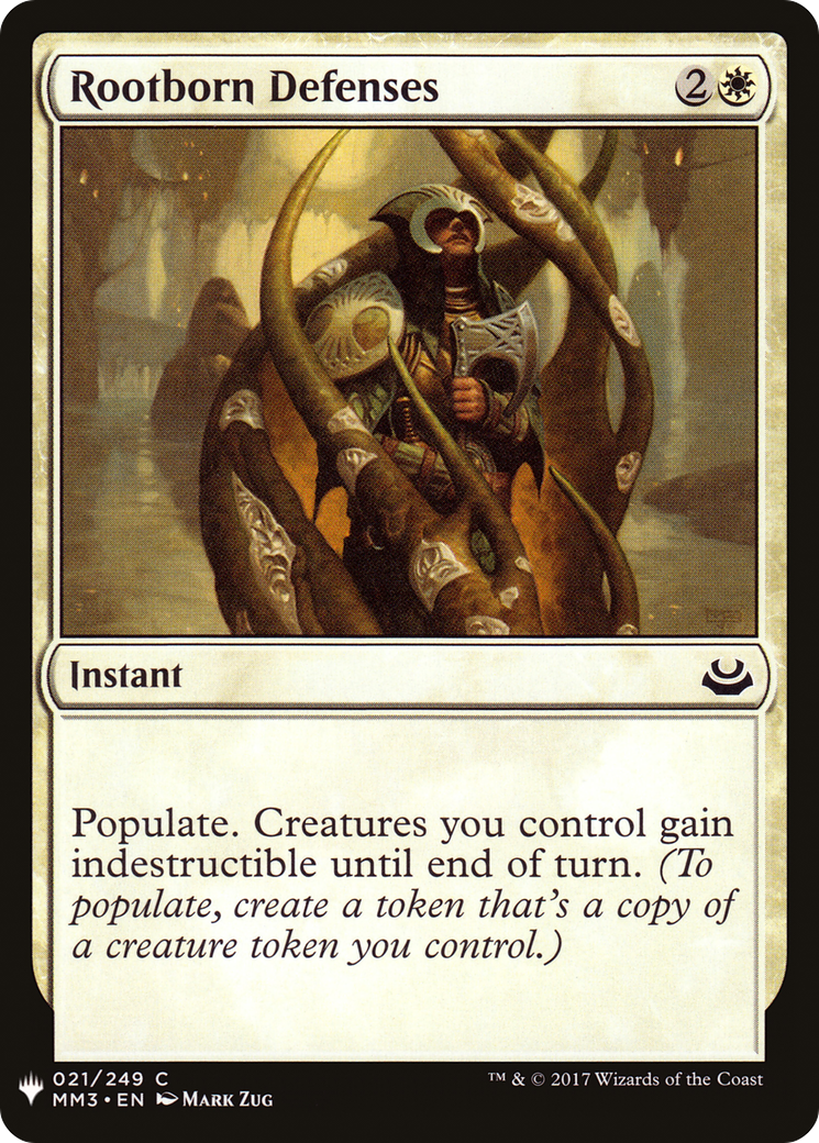 Rootborn Defenses (LIST-MM3-21)  - The List