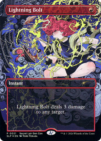 Lightning Bolt (SLP-021)  Foil - Secret Lair Showdown