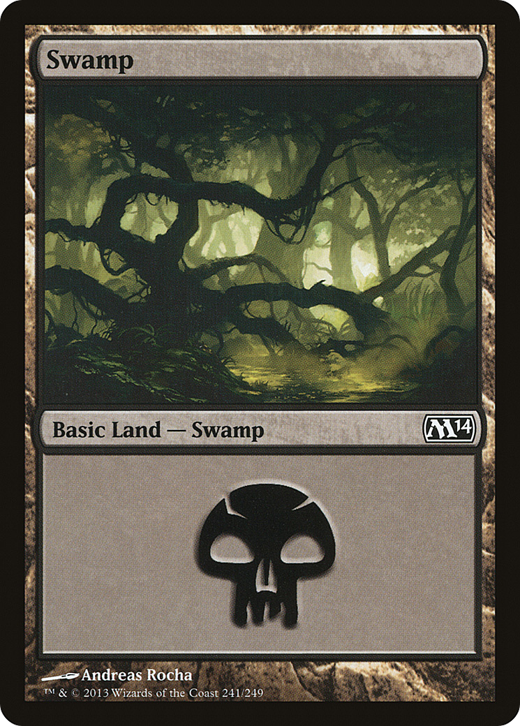 Swamp (241) (M14-241)  Foil - Magic 2014