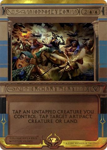 Opposition (MPS2-035)  Foil - Amonkhet Invocations (Borderless)