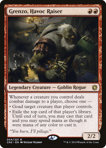 Grenzo, Havoc Raiser (CN2-054)  Foil - Conspiracy: Take the Crown