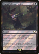 Nurgle's Conscription (Surge Foil) (40K-044)  Foil - Warhammer 40,000 Commander