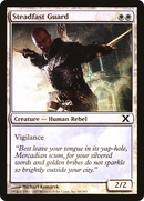 Steadfast Guard (10E-48★)  Foil - Tenth Edition