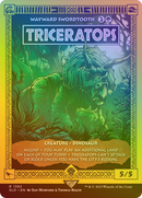 Triceratops - Wayward Swordtooth (Rainbow Foil) (SLD-1392)  Foil - Secret Lair Drop / Triceratops (Borderless)