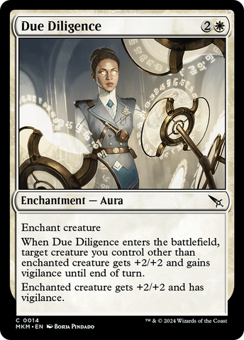 Due Diligence (MKM-014)  Foil - Murders at Karlov Manor