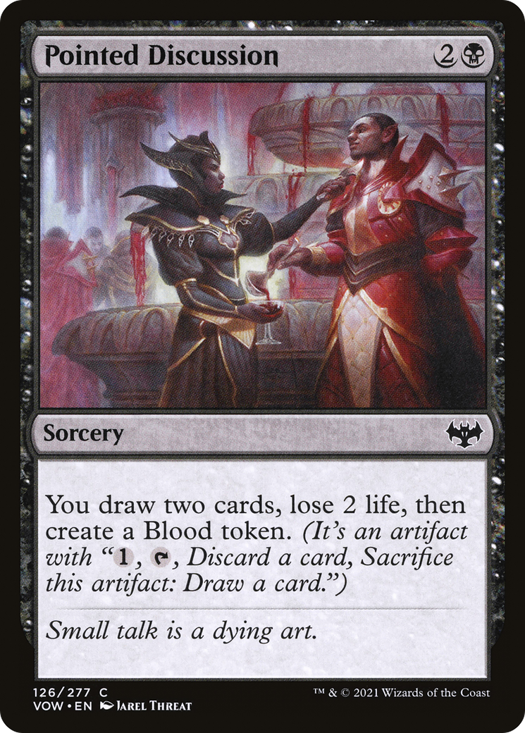 Pointed Discussion (VOW-126)  - Innistrad: Crimson Vow