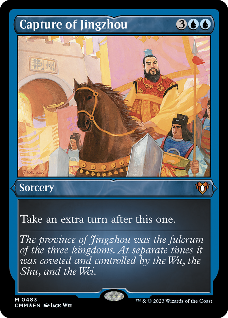 Capture of Jingzhou (CMM-483)  Etched Foil - Commander Masters