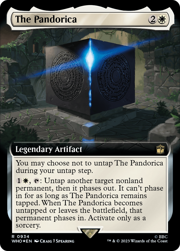 The Pandorica (Extended Art) (Surge Foil) (WHO-934)  Foil - Doctor Who: (Extended Art)