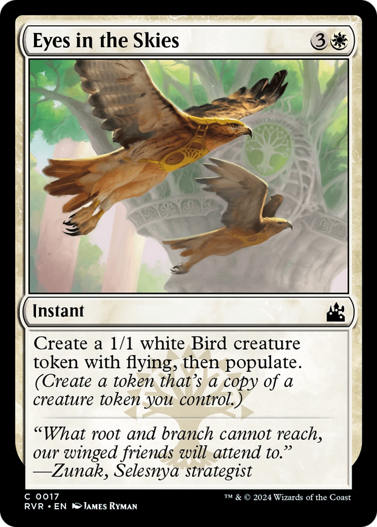 Eyes in the Skies (RVR-017)  Foil - Ravnica Remastered