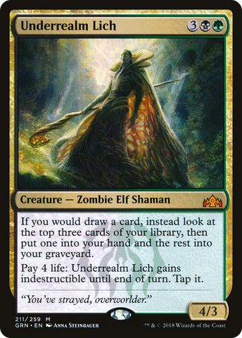 Underrealm Lich (GRN-211)  - Guilds of Ravnica