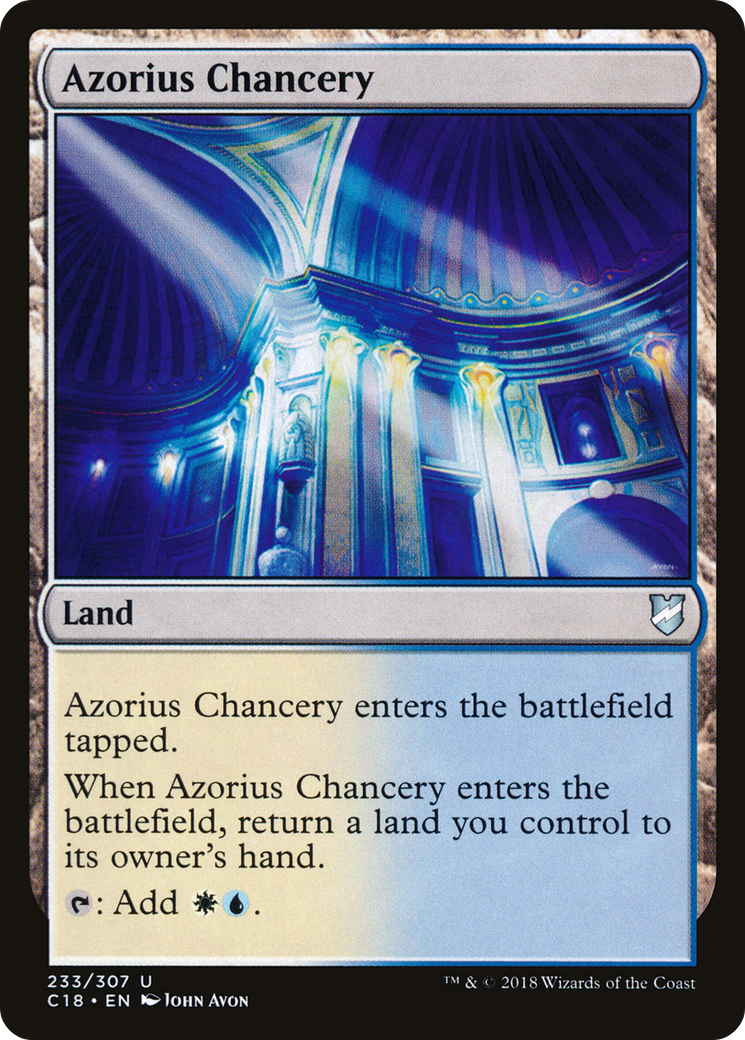 Azorius Chancery (C18-233)  - Commander 2018